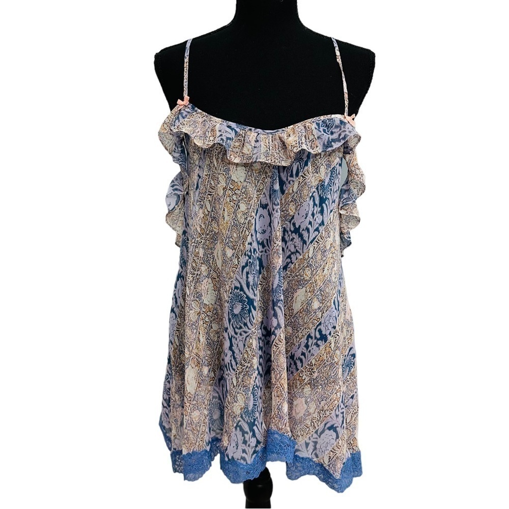 Victoria’s Secret Babydoll Slip Dress Lingerie Coquette Floral Dainty Medium